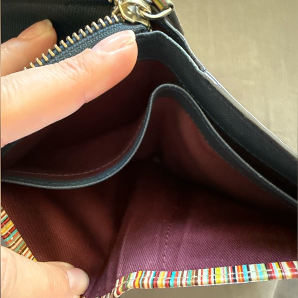 GUC Paul Smith Navy Blue Zip Wallet - Picture 7 of 7